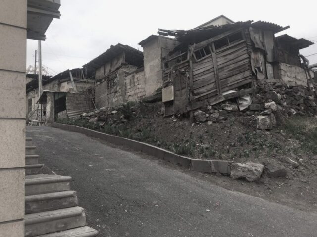 Casas en las calles cercanas a la calle Amiryan del distrito de Kond, Ereván, Armenia Casas en las calles cercanas a la calle Amiryan del distrito de Kond, Ereván, Armenia