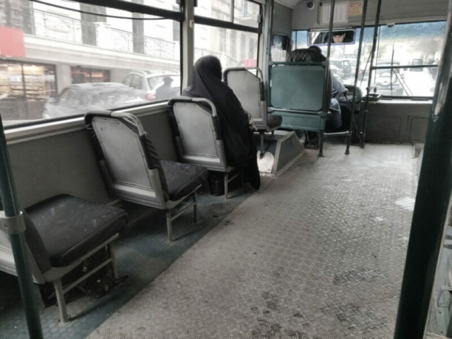 Línea regular de autobús, Baku, Azerbaiyán Línea regular de autobús, Baku, Azerbaiyán