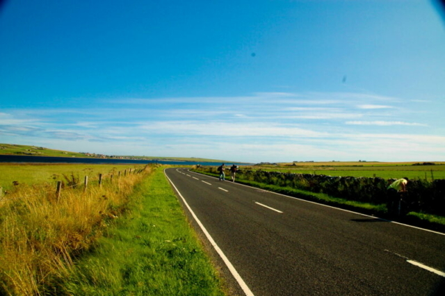 Caminando en St. Margaret´s Hope
