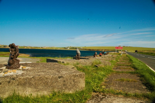 Esculturas en las Islas Orcadas
