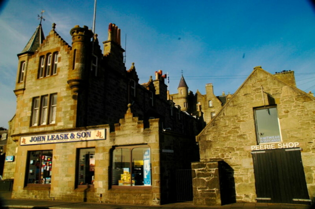 Casa tipica de las Shetlands