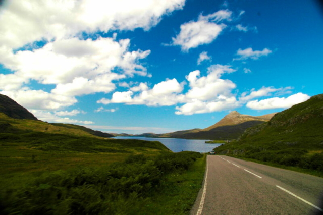 Llegando a Durness