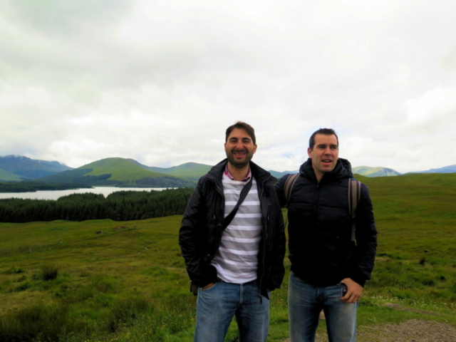 Con mi colega Miguel