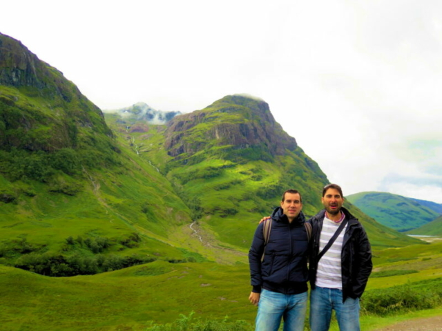 Con mi colega Miguel