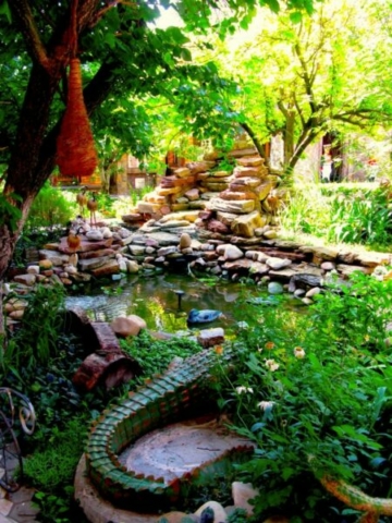 Precioso jardín de lujo dentro del mismo complejo