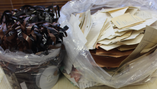 Restos de documentos que pertenecieron a la Stasi Restos de documentos que pertenecieron a la Stasi