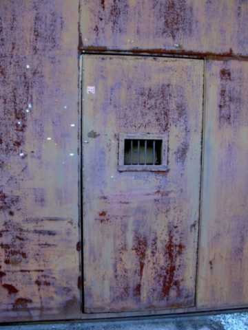 La puerta de la temerosa cárcel de Patarei. La puerta de la temerosa cárcel de Patarei.